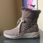 Earth Roamer Taupe Beige Suede Side Zip Lace Up Boots $139.95 EUC 7.5 Photo 1