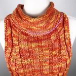 Free People NWT Knitted Crocket Laguna Tank in Clementine Large Photo 6