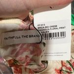 Faithfull the Brand Brida Magnolia yellow floral Midi Dress NEW SMALL Photo 8