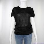 Line and Dot NEW wool blend black short sleeves sweater top, size M. Photo 1