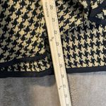 Laura Michelle Cardigan Womens M Houndstooth Open Front Draped Sweater FW17363 Tan Size M Photo 5