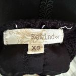 Rewind Black Cropped Cut Out Tank Top Photo 2