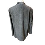 Sag Harbor Women's Fully Lined Wool Coat Blazer Dark Gray Size S-EUC Photo 6