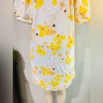 A New Day  summer  floral print yellow dress size Small puffy sleeve Photo 6