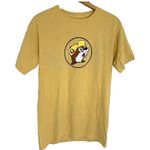 Buc-ee's T-Shirt Greetings From Georgia Logo Yellow Size Adult Small Unisex Tee Photo 0