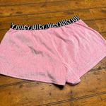 Juicy Couture  Pink Velour All Over Logo Sleep Shorts Womens XL Photo 4