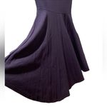 Sarin Mathews 🦉 Navy Blue Cold Shoulder High Low tunic Dress-Small Photo 4