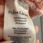 For Love & Lemons Billie Pink Cropped Short Sleeve Cardigan Womens Small Photo 6