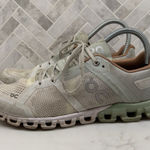 On Cloud Cloudflow Running Sneakers Shoes White Aloe Green Womens Size 9 Photo 0