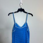 Willow & Wind Blue White Crochet Mini Sun Dress Size M Photo 4