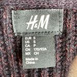 H&M Cardigan Sweater Double Breasted Wool blend purple size Small Photo 8