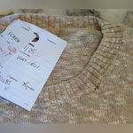 NWOT J. Crew Sweater Crewneck Beach sz S Coastal Boho Cozy 🪡 Small Holes seam White Photo 7