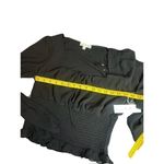 Nine Britton  sheer black long sleeve size small NWT - small snag in back see pic Photo 7