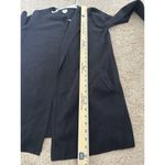 J. Crew Black Vanessa Long Cardigan Sweater Jacket Cotton Size Small Comfort Photo 5