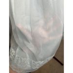 nightgown satin lace vintage sheer 1950s Blue Size M Photo 5