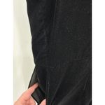 Banana Republic  Black Velvet V-Neck Sleeveless Cropped Jumpsuit‎ Women's Size 4 Photo 7