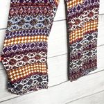 New Look Boho Patterned Wide Leg Casual Festival Palazzo Lounge Pants Size Large Photo 2