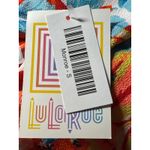 LuLaRoe  Monroe Kimono Cardigan Floral Fringe Coral Blue Yellow Pink Size S Photo 5