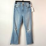 Mother The Insider Crop Step Fray‎ Jeans Thrilling Shots 27 Blue Photo 2