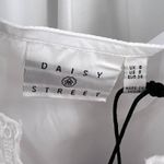 Daisy Street ‎ White Cropped Blouse New Small Photo 4