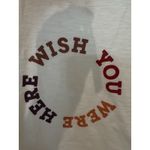 Madewell NWT Chic Sz M Wish You Were Here Ivory Casual Cotton Pullover T Shirt Photo 2
