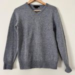 Halston III Vintage Women's Sweater Long Sleeve Cozy Warm Knit Wool Shetland S Gray Photo 2