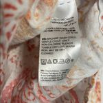 Chico's WOMENS LINEN TUNIC BLOUSE ORANGE 12/14 Photo 3