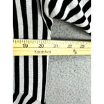 CAbi  Cardigan Women Small Black Striped‎ Open Front Long Oversized Cotton Preppy Photo 3