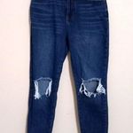 No Boundaries NoBo 11 29x28 High Rise Dark Wash Distressed Jeans Photo 0