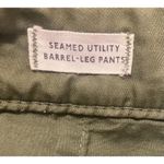 Madewell The Barrel-Leg Utility Pant in Garment-Dyed Twill Green Size 6 Photo 6