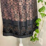 Anthropologie ‎ Future Paradise Dress Silk Size 4  Black/brown Formal Elegant Photo 4
