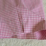 IZOD NWT Vintage Pink Gingham Stretch Capris - Sz 6 Photo 5