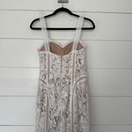 David's Bridal David’s Bridal DB Studio Women’s 10 Mermaid Lace Boho Wedding Dress Gown Photo 4