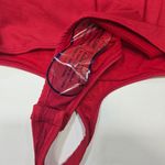 Free People  x Intimately FP Victoria Plunge Bodysuit In Garnet Rose Photo 5