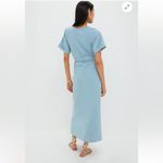 Tuckernuck  Pomander Place Clarissa Belted Jersey Maxi Dress Slate Blue Medium Photo 3