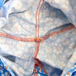 Big Bud Press Lazy Daisy Work Pants Cotton Blue Daisy Print Medium EUC Photo 7