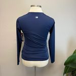 Nike  Dri-Fit Navy Blue Tampa Bay Rays Long Sleeve Shirt - New - Size Large Photo 1