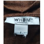 White House | Black Market Size Small Brown Ribbed Waterfall Open Front Cardigan Photo 4