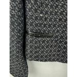 Willi Smith Women’s  Blue, Black, Silver Tweed Open Blazer size 6 Photo 2