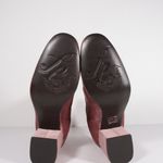 Free People NWOT Velvet Cecile Pink Booties Size 37 Photo 11