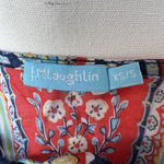 J. McLaughlin  Delicate Lightweight Cotton Kaftan Tunic Blouse‎ Boho Paisley XS-S Photo 2