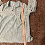 Christopher & Banks Christopher Banks Blouse Womens X Used Green Striped Photo 10