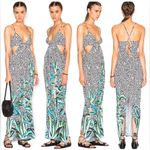 Mara Hoffman NWT  Swim Womens Size XS Drapey Cut-Out Strappy Maxi Dress Geometric Photo 1