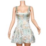 Lovers + Friends Urgonia Floral Mini Dress, Blush & Blue, Medium Photo 10