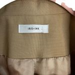 Iris  + Ink Dylan Camel Tan Double Breasted Blazer Photo 3