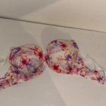VS pink everywhere wear underwire lightly padded bra white and pink size 36D Photo 1