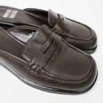 Mootsies Tootsies Vintage 90s Brown Leather Loafer Mules Photo 3