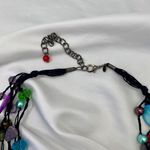 Premier Designs Early 2000's Signed Spectrum Multi Strand Stone Beaded Necklace Photo 4