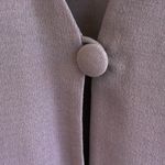 Eileen Fisher EUC One Button Silk Top Deep Lavender Size Small Photo 2