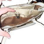 Coach  Signature‎ Hamptons Optic Madeleine Satchel Handbag Purse Photo 6